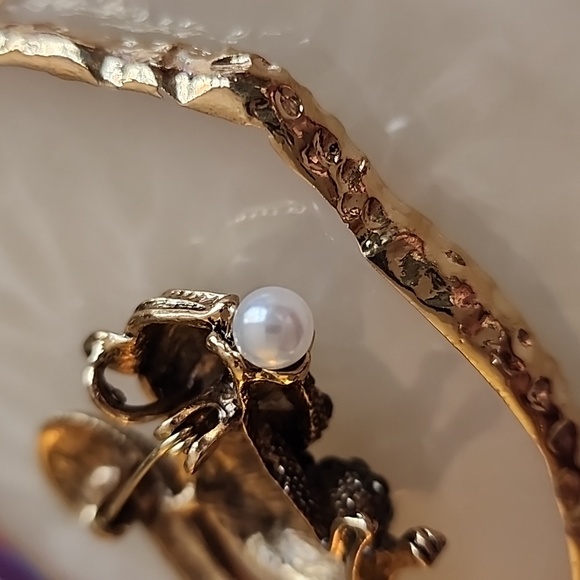 SQUIRREL necklace BROOCH combo Multicolor Simulated Gemstones BRG - Picture 5 of 6